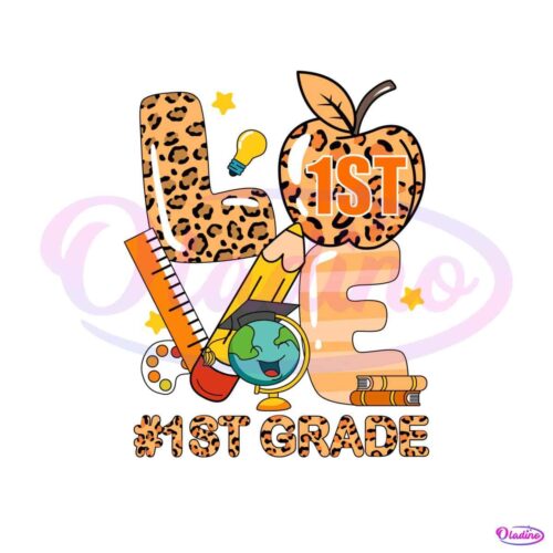 love-1st-grade-svg-leopard-love-svg-cutting-digital-file