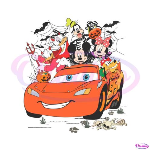 vintage-mickey-and-friends-lightning-mcqueen-halloween-svg