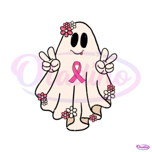 halloween-pink-ghost-breast-cancer-awareness-svg-download