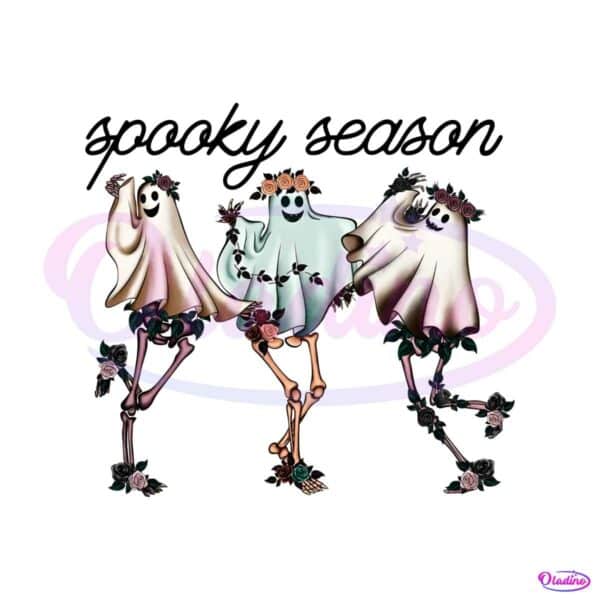 retro-halloween-floral-spooky-season-png-download