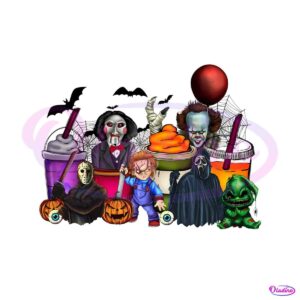 halloween-horror-characters-coffee-cups-png-download