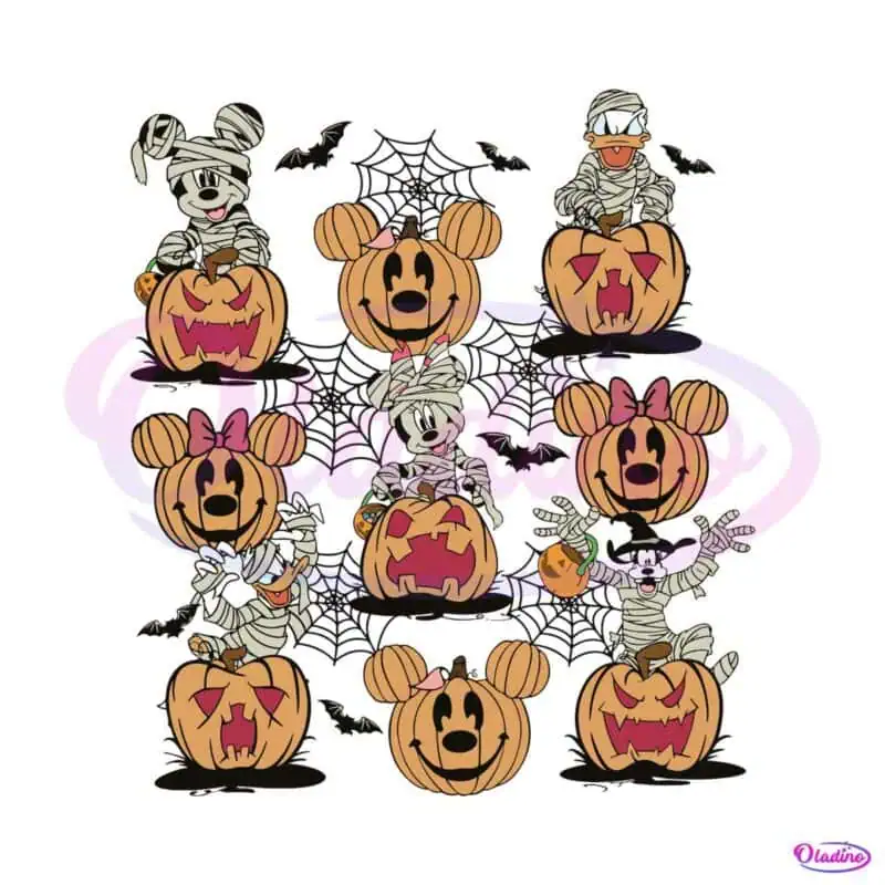 vintage-horror-mickey-and-friends-pumpkin-svg-download