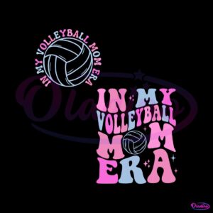 retro-in-my-volleyball-mom-era-svg-volleyball-mama-svg-file