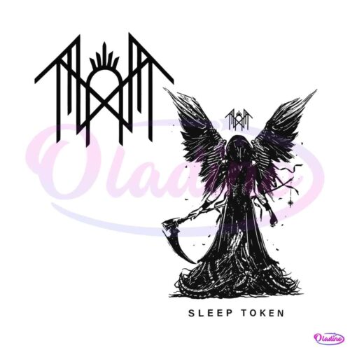 sleep-token-reaper-angel-rock-band-svg-cutting-digital-file