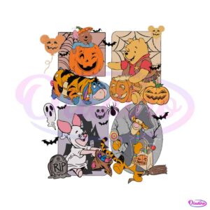 retro-winnie-the-pooh-horror-halloween-svg-download