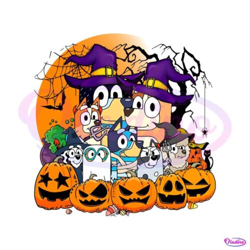 halloween-bluey-family-trick-or-treat-png-download-file