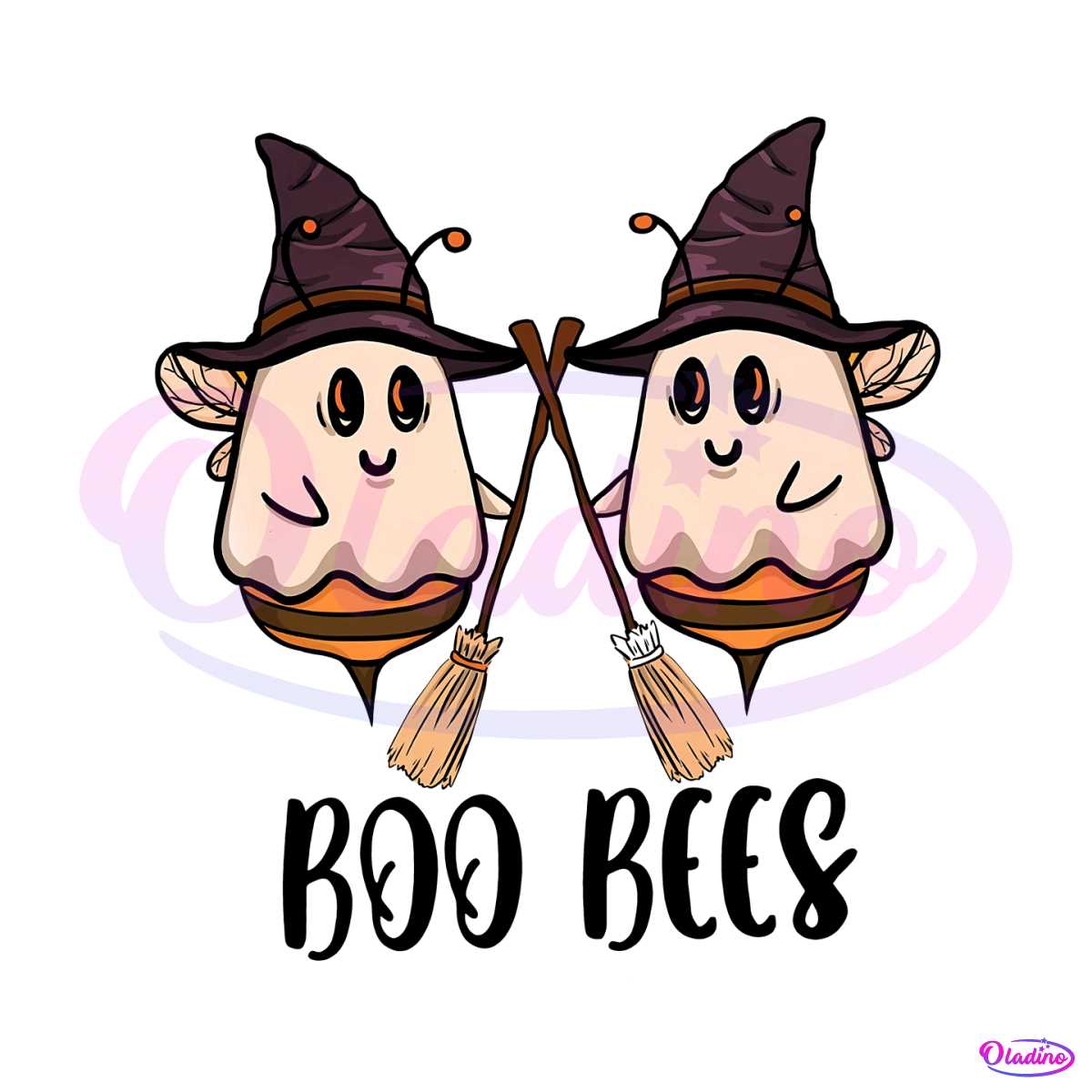 boo-bee-funny-halloween-ghost-witches-png-download
