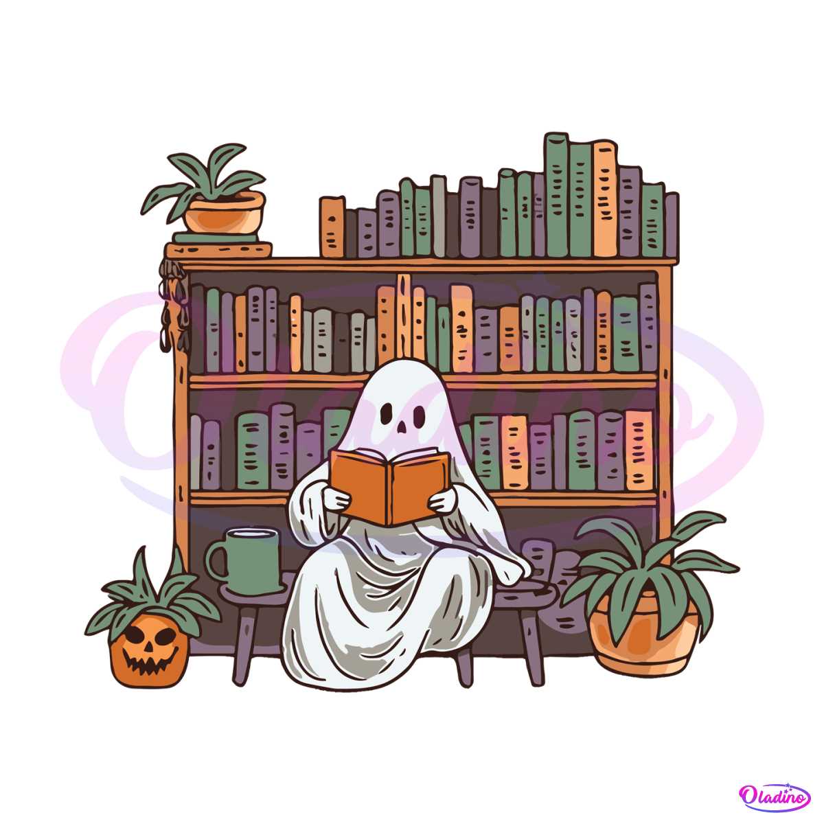 retro-ghost-reading-teacher-halloween-svg-digital-cricut-file