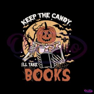 keep-the-candy-i-will-take-books-halloween-svg-digital-file