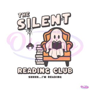 the-silent-reading-club-svg-bookish-ghost-svg-digital-file