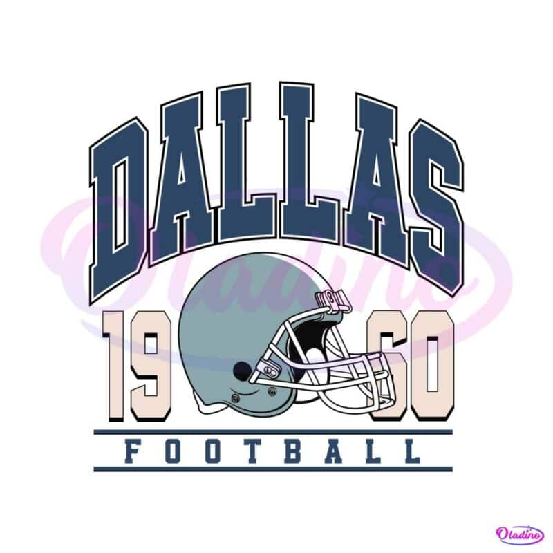 Vintage IDC Logo NFL Football Fans SVG Graphic Design File