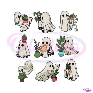 cute-ghost-halloween-plants-lover-svg-graphic-design-file