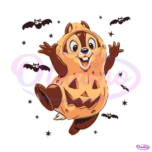 vintage-disney-halloween-cute-chip-and-dale-svg-download