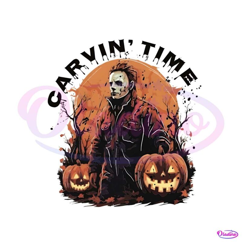 carvin-time-michael-myers-horror-halloween-png-download