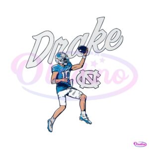 unc-football-drake-maye-finger-roll-svg-digital-cricut-file