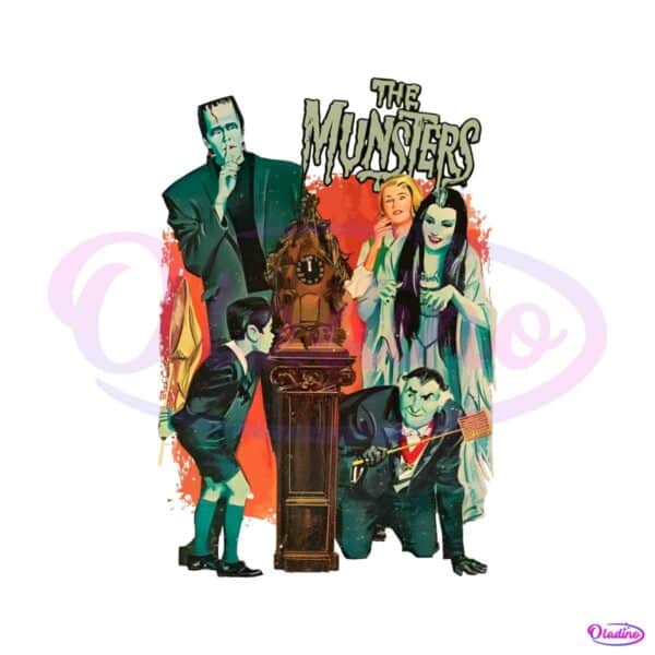 the-munster-tv-series-halloween-party-png-sublimation