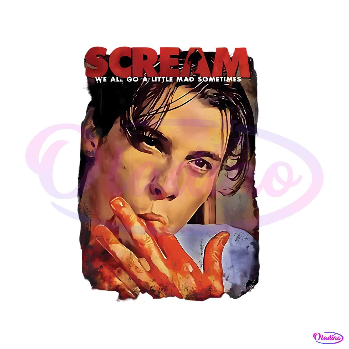 scream-we-all-go-little-mad-sometimes-vintage-halloween-png