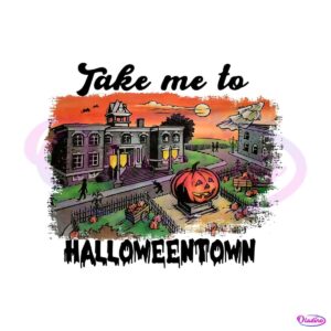 take-me-to-halloween-town-pumpkin-png-download-file