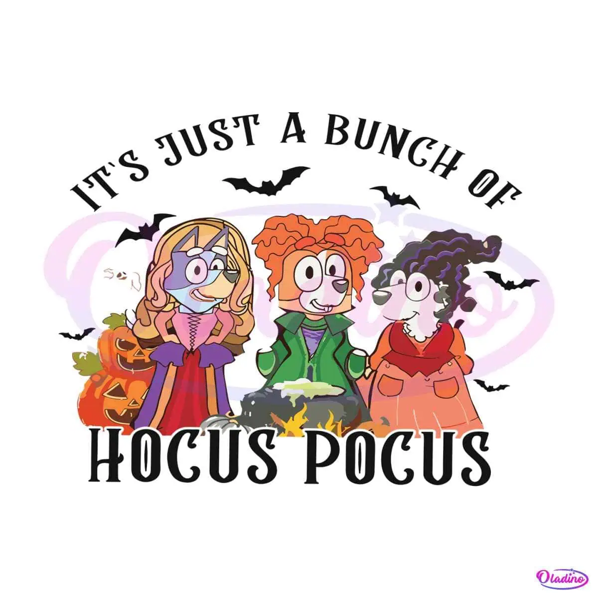 Its Just A Bunch Of Hocus Pocus Heeler Family SVG Download - Oladino