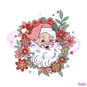 vintage-floral-santa-claus-christmas-svg-digital-cricut-file