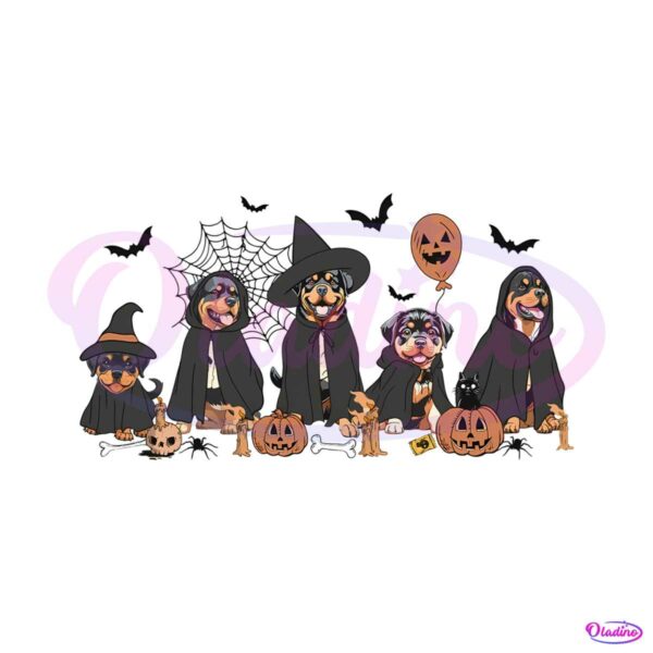 funny-rottweiler-halloween-ghost-dog-png-download