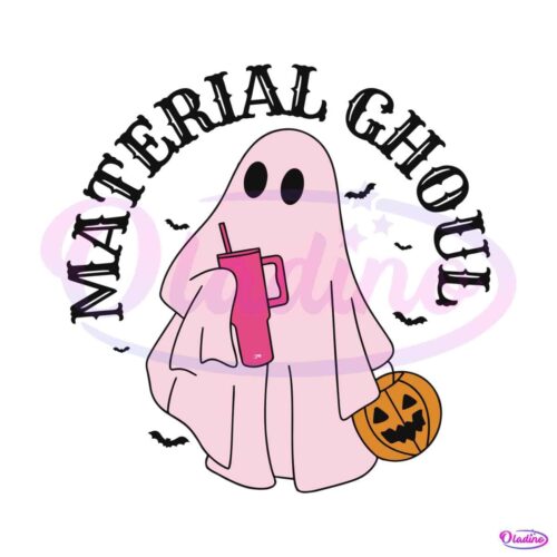 material-ghoul-boo-jee-spooky-season-svg-digital-file