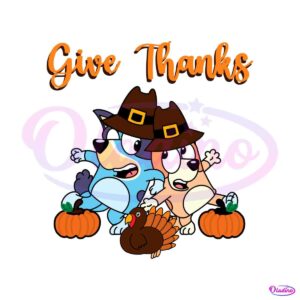 vintage-give-thanks-bluey-turkey-svg-file-for-cricut