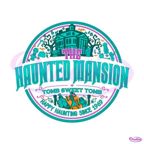 retro-the-haunted-mansion-map-tomb-sweet-tomb-png-file