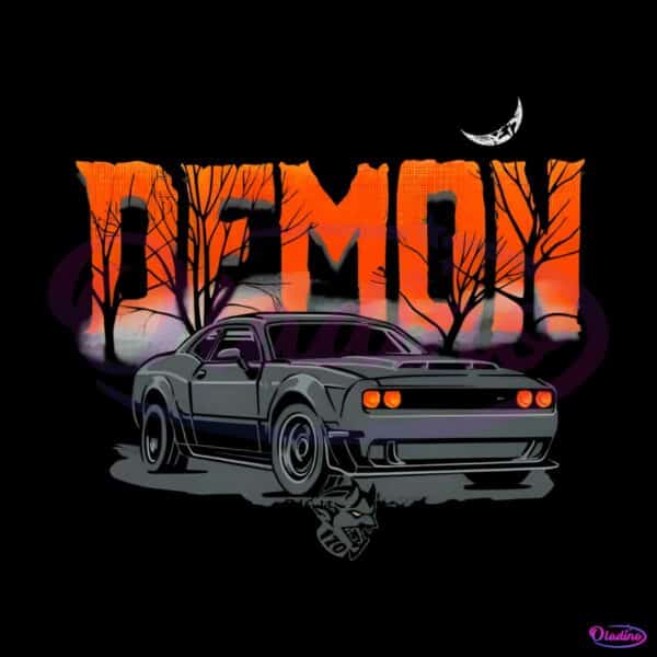vintage-dodge-car-demon-halloween-png-download