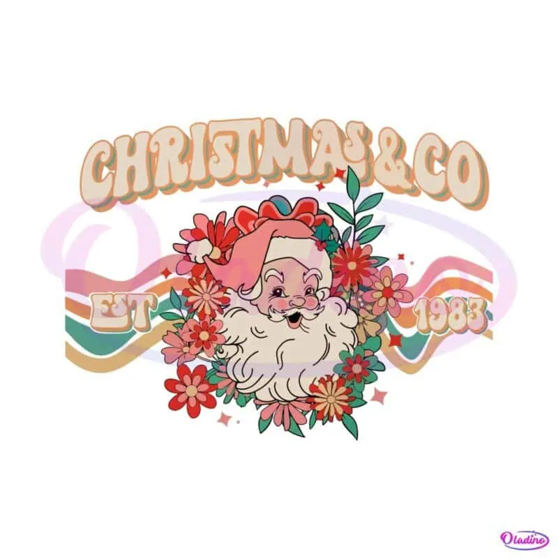 retro-christmas-and-co-flora-santa-est-1983-svg-download