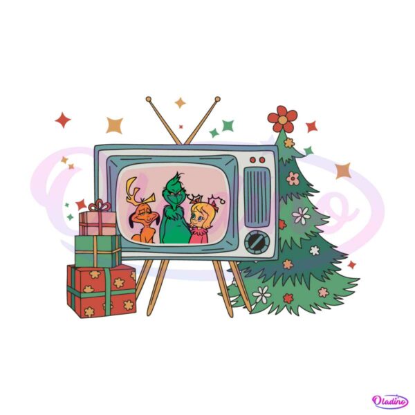 christmas-movie-and-chill-retro-the-grinch-svg-download