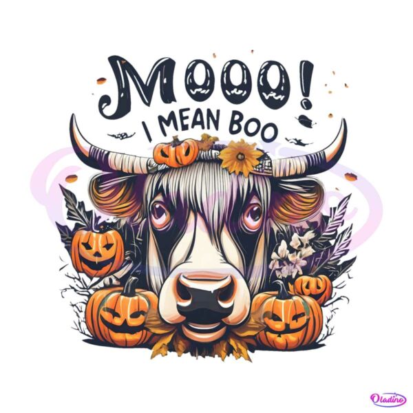 cow-pumpkin-season-noo-i-mean-boo-png-download