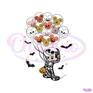 funny-skeleton-mickey-disney-balloon-png-download