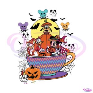 mickey-and-friends-halloween-cup-svg-graphic-design-file