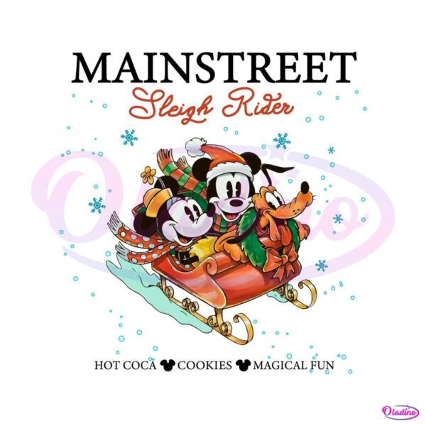 vintage-mickey-minnie-main-street-sleigh-rides-png-file