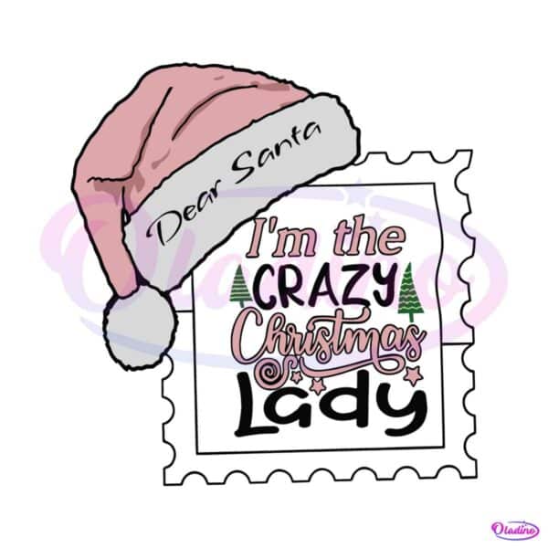 dear-santa-crazy-christmas-lady-pin-santa-hat-svg-cricut-file
