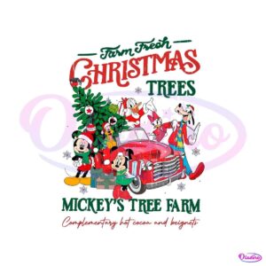 retro-disney-farm-fresh-christmas-trees-png-download