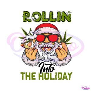 rollin-into-the-holidays-with-santa-claus-smoke-and-hemp-png