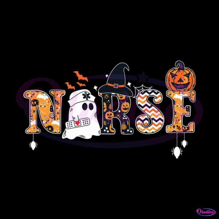 Horror Halloween Nurse SVG Spooky Season SVG File » Oladino