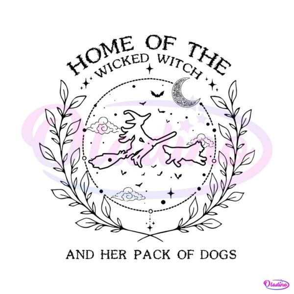 home-of-the-wicked-funny-ghost-dog-svg-cutting-file