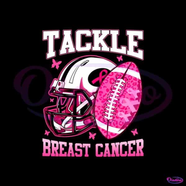 tackle-breast-cancer-football-helmet-pink-leopard-rugby-ball-svg