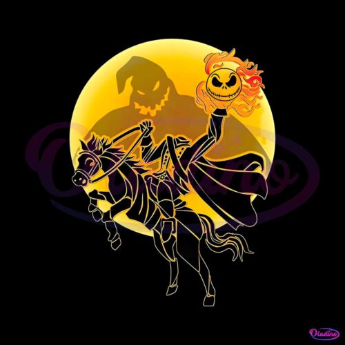 headless-horseman-jack-skellington-moon-png-download