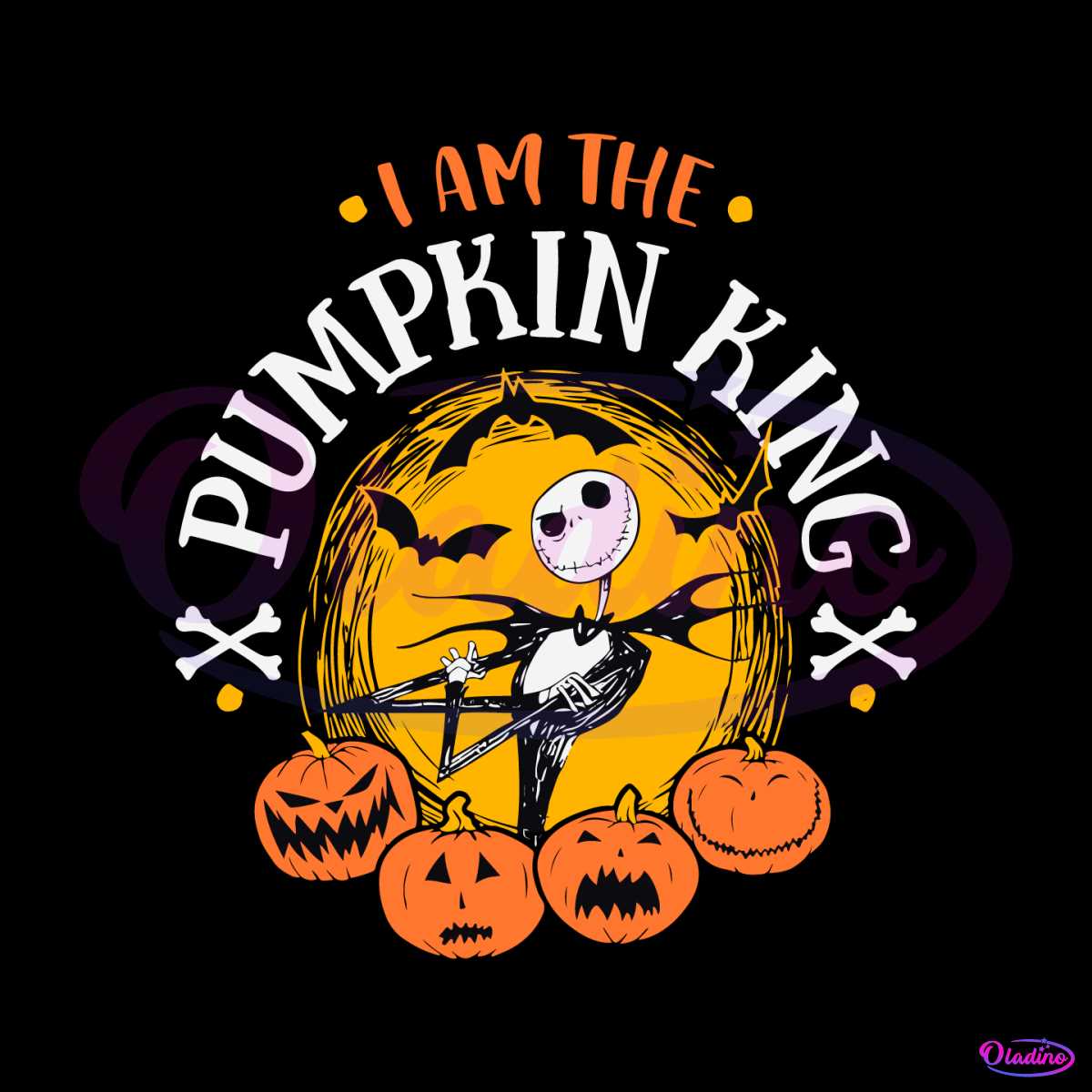 Disney I Am The Pumpkin King SVG Cutting Digital File