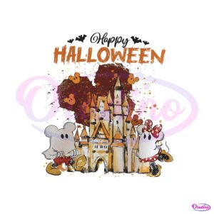 funny-disney-watercolor-castle-mickey-minnie-ghost-png-file