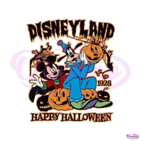 mickey-goofy-disneyland-happy-halloween-est-1928-svg-file