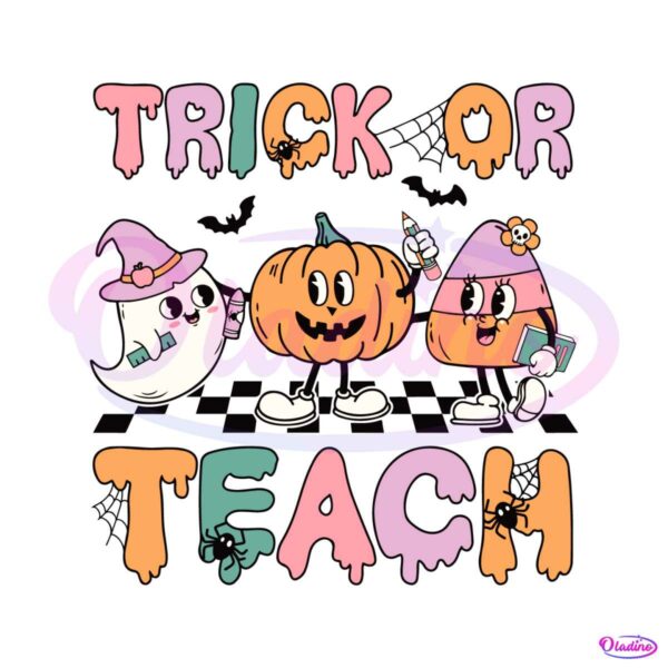 retro-cute-spooky-trick-or-teach-svg-graphic-design-file