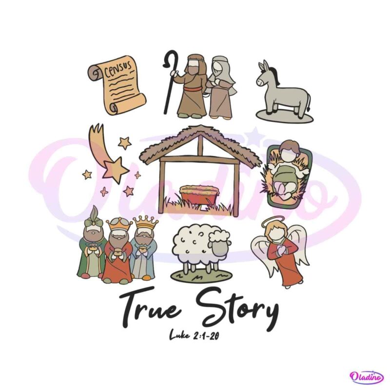 true-story-nativity-christmas-svg-graphic-design-file