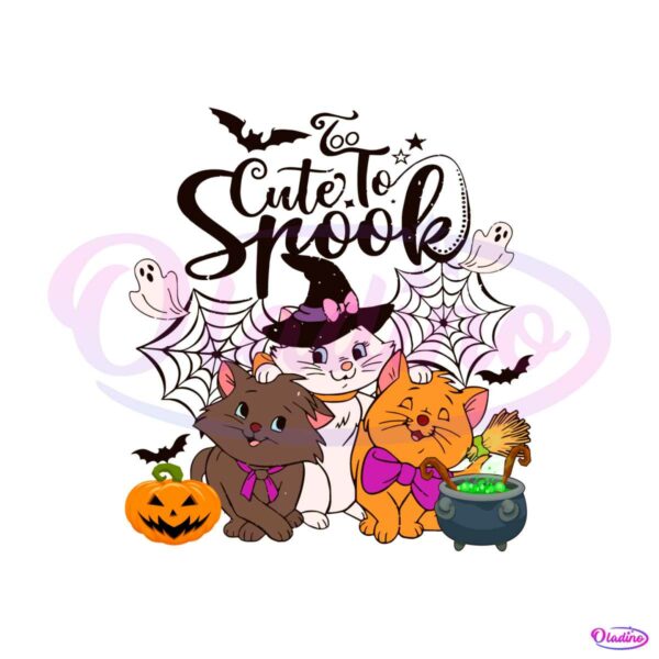 too-cute-to-spook-marie-toulouse-berlioz-cat-svg-download