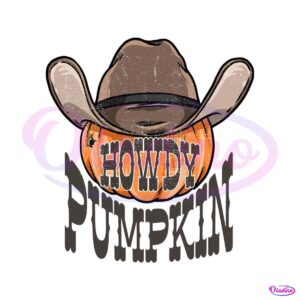 howdy-pumpkin-western-fall-cowboy-vibe-png-download