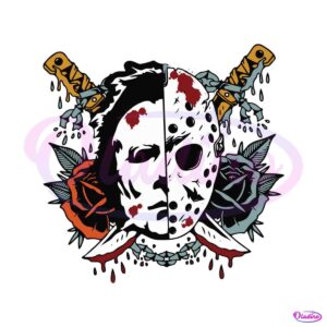 michael-myers-and-jason-vorhees-friday-the-13th-svg-file